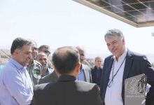 گزارش تصویری افتتاح نیروگاه خورشیدی ترکیبی